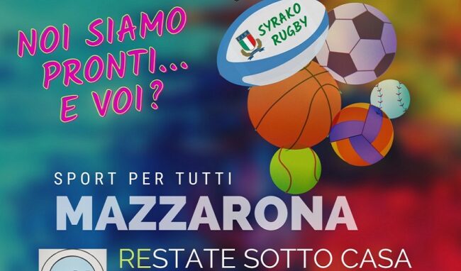 “Mazzarona...REstate sotto casa”: sabato 10 settembre sport per tutti