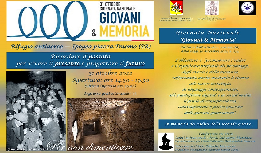 Giornata Nazionale “Giovani & Memoria": visite gratuite all'Ipogeo di piazza Duomo per gli under 35