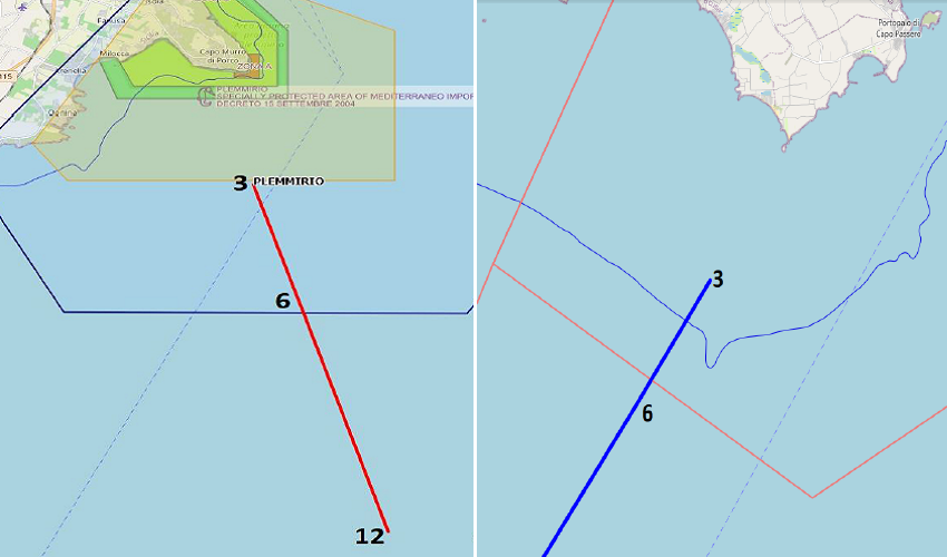 Monitoraggio "Marine Strategy" nelle acque del Plemmirio e di Isola delle Correnti