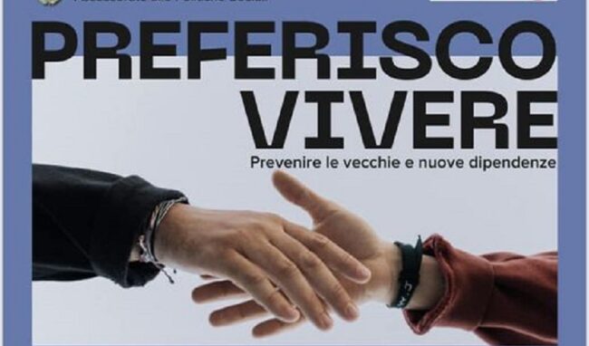 “Preferisco Vivere”: a Priolo progetto sulla prevenzione di nuove e vecchie dipendenze