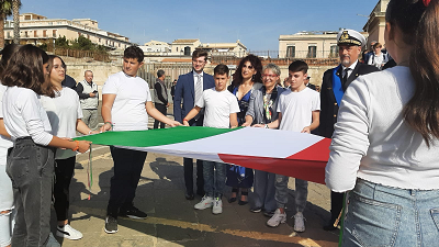 4 novembre, la celebrazione della Giornata dell'Unità d'Italia e delle Forze Armate a Siracusa. LE FOTO