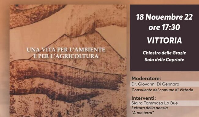 "Una vita per l'agricoltura e per l'ambiente" l’ultimo libro di Michele Lonzi