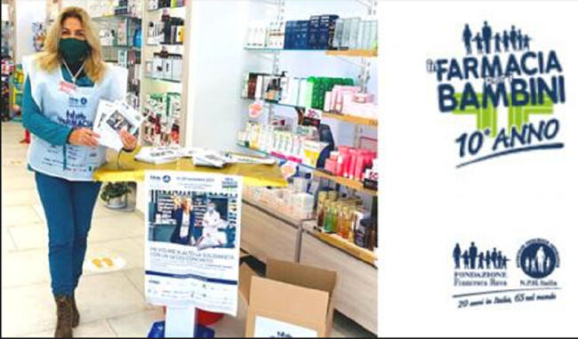 “In farmacia per i bambini“: raccolta di farmaci e prodotti baby care