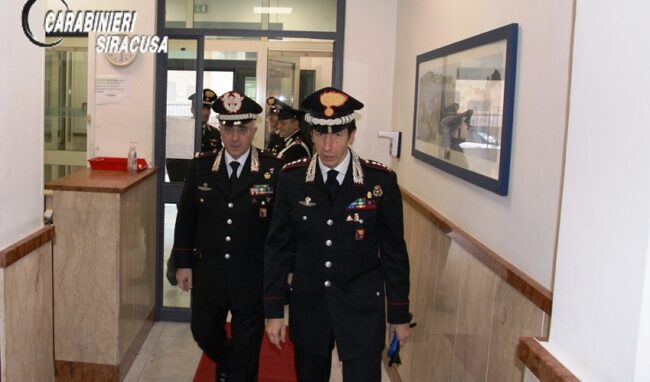 Il Generale di Brigata Castello in visita al Comando provinciale dei Carabinieri