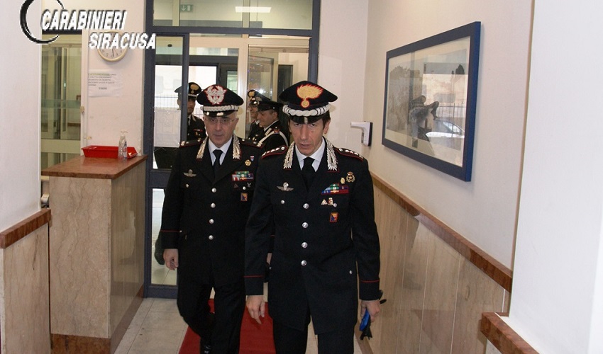 Il Generale di Brigata Castello in visita al Comando provinciale dei Carabinieri