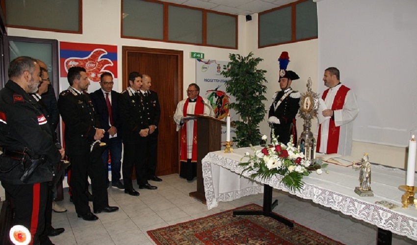 Le Reliquie di Santa Lucia al Comando provinciale dei Carabinieri
