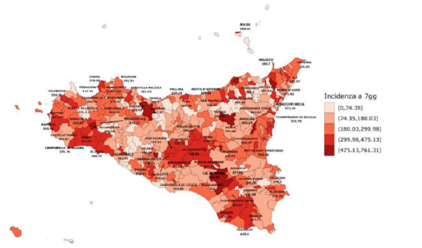 Covid, contagi e ospedalizzazioni in lieve aumento in Sicilia. In provincia di Siracusa invece -12,81%