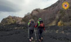 Ritrovata la donna dispersa da ieri sul versante sud dell'Etna