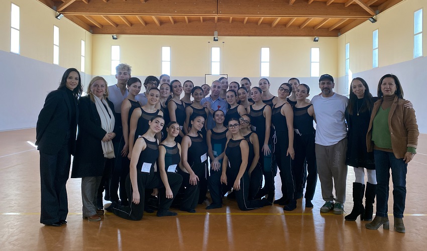 Workshop di Giuliano Peparini con gli studenti del liceo coreutico Gargallo