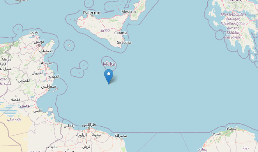 Scossa di terremoto di magnitudo 5.6 al largo di Malta. Avvertita pure nel Siracusano