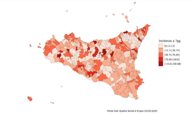 Covid, contagi in calo ma ospedalizzazioni in aumento in Sicilia. Nel Siracusano -8,82%
