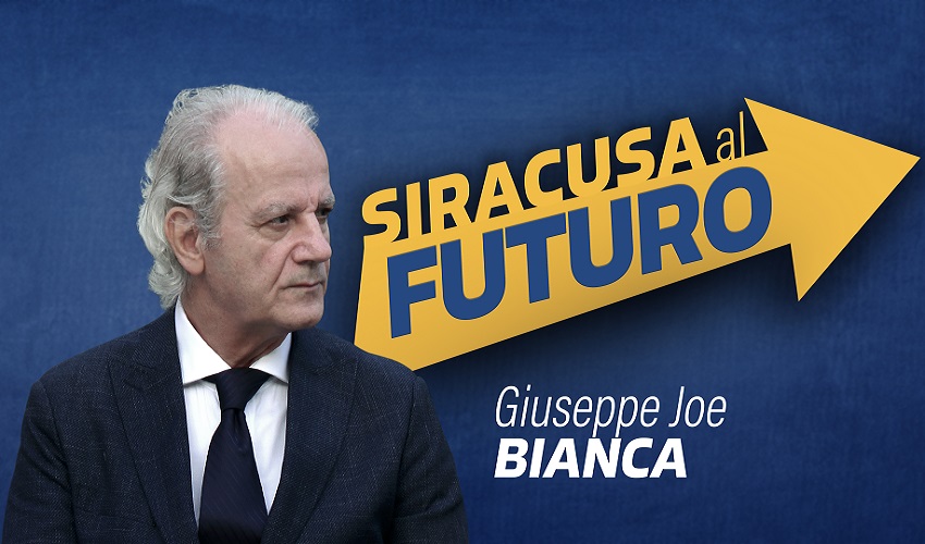 Il giornalista Joe Bianca candidato a sindaco di Siracusa