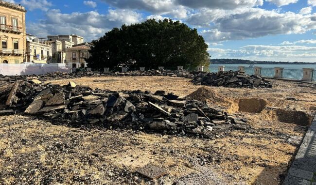 Riqualificazione a largo Aretusa sempre nel segno di Archimede. Iniziati i lavori