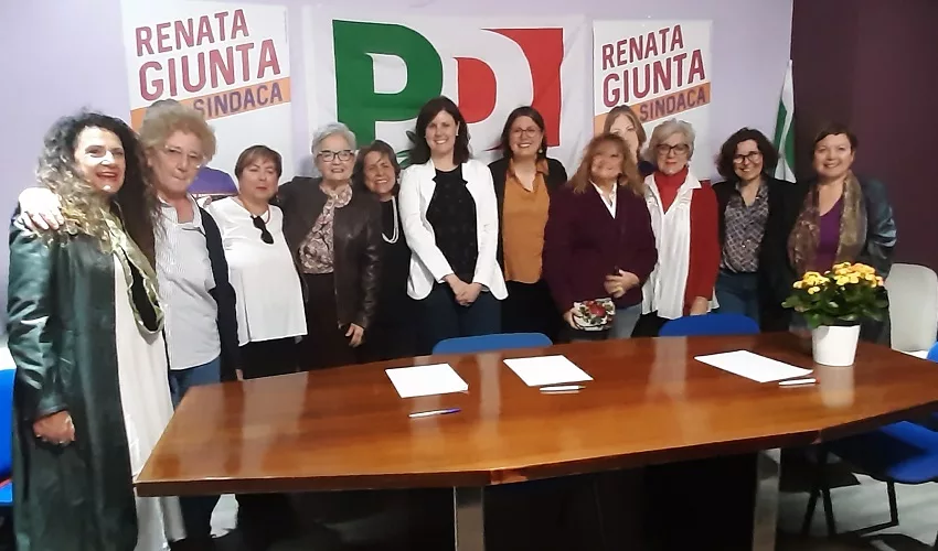 Verso le elezioni a Siracusa, la capogruppo del Pd alla Camera, Chiara Braga incontra Renata Giunta