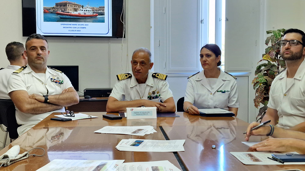 "Operazione Mare Sicuro 2023": la vigilanza della Guardia Costiera su 123 km del litorale siracusano