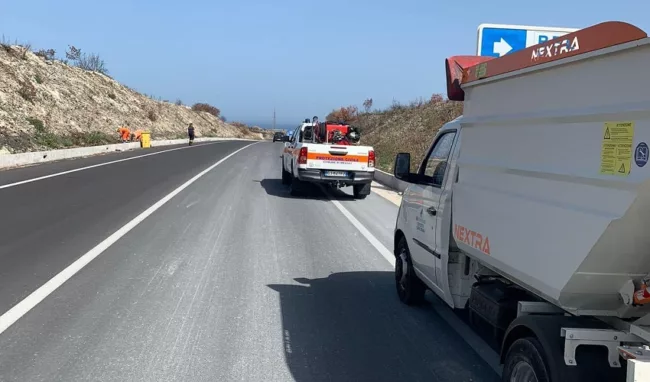 Pulizia e bonifica degli svincoli dell’autostrada SS 114 nel tratto “Melilli-Siracusa Nord”.