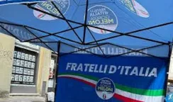 Gazebo di Fratelli d'Italia al Tempio di Apollo gazebo