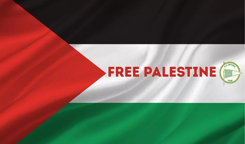 L’Ortigia di pallanuoto si schiera contro il massacro in Palestina