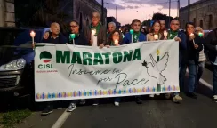 "Maratona per la pace" della Cisl a Cassibile maratona