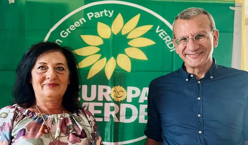 Salvo La Delfa e Giovanna Megna coportavoce di Europa Verde della provincia di Siracusa