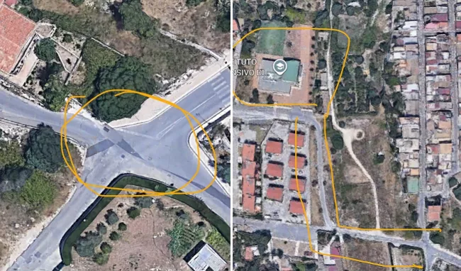 Ancora senza marciapiedi in Via Cavalieri di Vittorio Veneto a Belvedere 6 marciapiedi