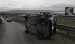 Incidente autonomo a Targia: auto finisce ribaltata nella carreggiata opposta incidente