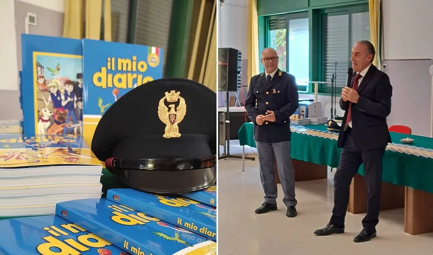 “Il Mio Diario” della Polizia di Stato distribuito agli alunni delle quarte elementari