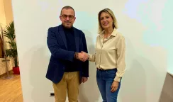 Maria Latino nella segreteria provinciale di Grande Sicilia maria latino