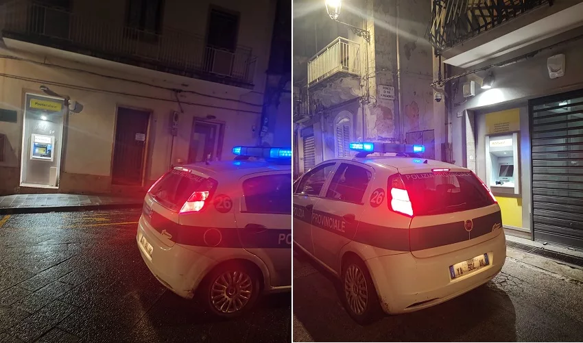 Assalti ai bancomat, presidio notturno della Polizia Provinciale nella zona montana