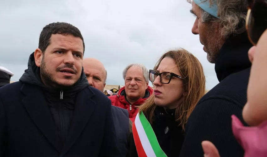 I danni del ciclone Harry a Portopalo: visita del presidente dell’Ars Galvagno