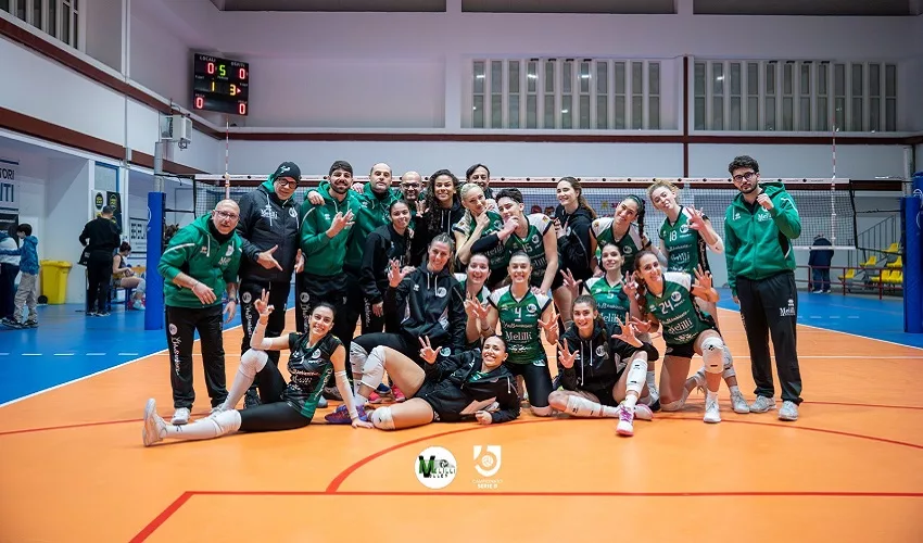 Melilli Volley, vittoria in 4 set contro il Bronte