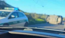 Auto cappottata sulla Sp 25 per Floridia: nessun ferito 1 sp 25