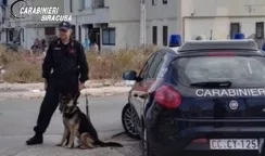 Pistola rinvenuta nel vano scale di una palazzina di via Algeri pistola