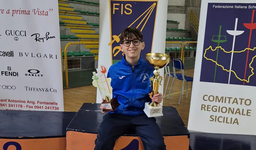 Joele Toro confermato campione regionale di scherma nella categoria Giovanissimi