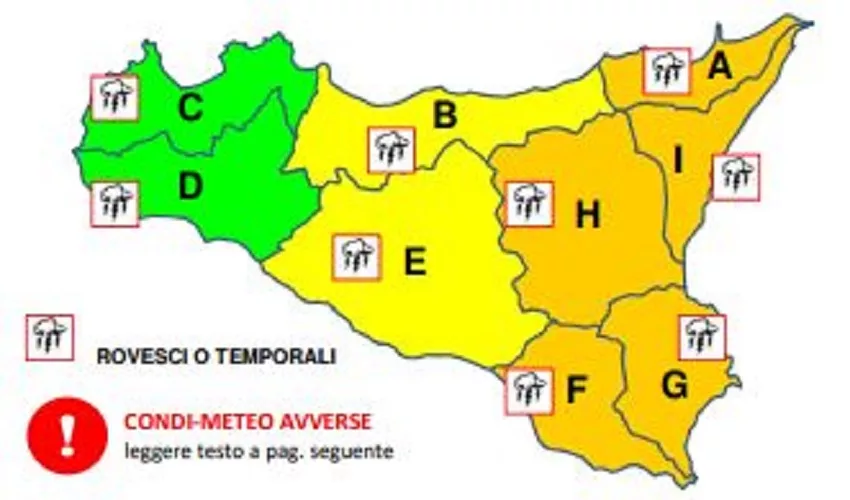 Le previsioni meteo per lunedì 16 marzo: temporali e venti forti o di burrasca