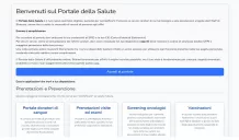 Online il nuovo “Portale della Salute”: integra le principali funzioni necessarie all’utente 3 portale