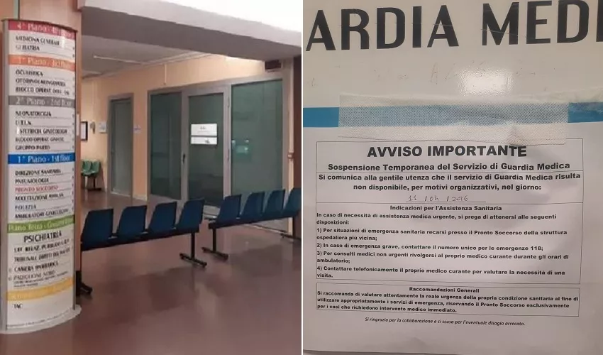 Servizio di Guardia medica sospeso ieri all’Umberto I e al Rizza per generici “motivi organizzativi”
