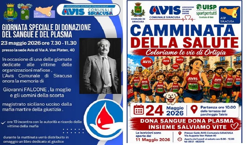 Anniversario strage di Capaci: giornata speciale di raccolta sangue all’Avis