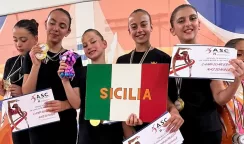 Doppio oro alle Finali nazionali di ginnastica Ritmica per le atlete di StudioDanzaPriolo doppio oro