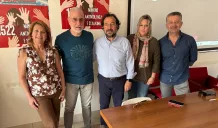 Antonio Recano nella segreteria provinciale della Cgil di Siracusa 4 antonio recano